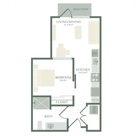 a floor plan of a building with a floor